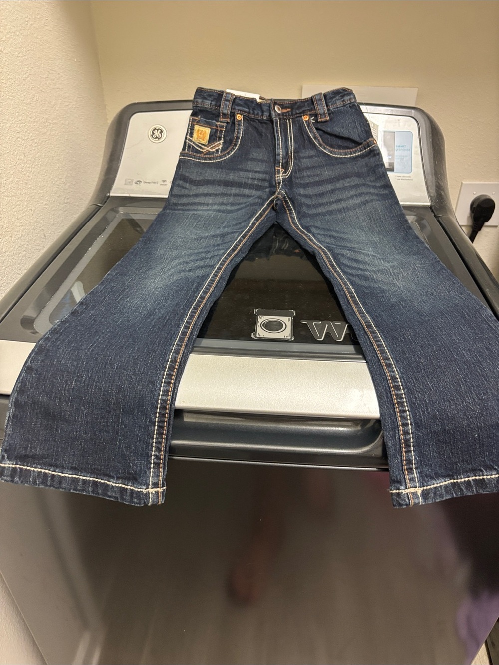 Cinch Boys Dark Wash Blue Denim Jeans